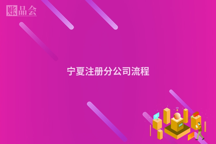 宁夏注册分公司流程